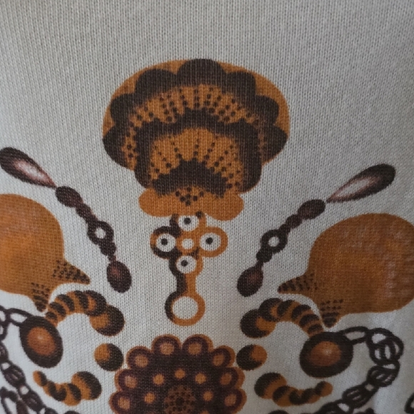 Gucci Cream and Brown Long Sleeve Dress - Picture 3 of 14